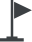 Icon of a triangular flag