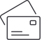 Icon of two credit cards