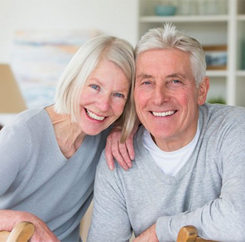 Four types of dentures