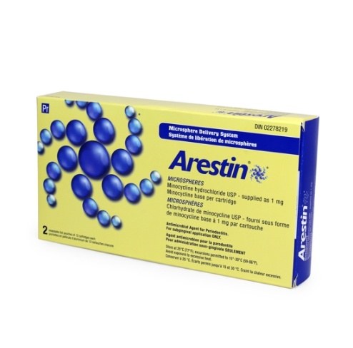 Arestin antibiotic therapy treatment
